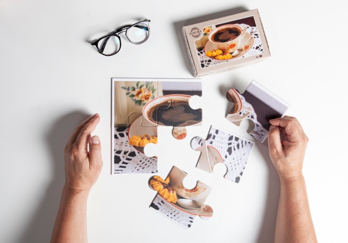 Puzzle Pokora 6 elementów terapia Alzheimera i demencji"